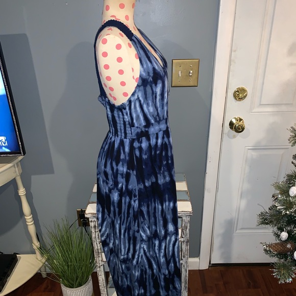 TIE DYE LACE MAXI DRESS SZ LARGE - Picture 8 of 8